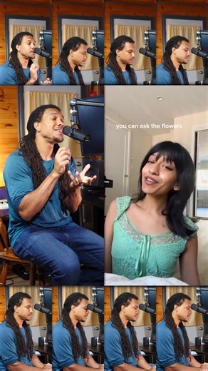 It’s fun to hop on viral trends every now and again 🎵 ‘Pretty Little Baby’ riff with @sri by Connie Francis #prettylittlebaby #acapella #harmony #riff