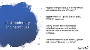 Theoretical Debates in Sociology: Postmodernity / Postmodernism