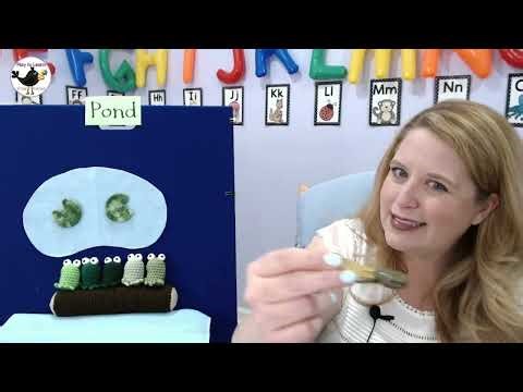 Frogs and Toads – Exploring Pond Amphibians in Online Virtual Preschool Circle Time Class