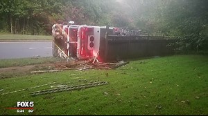 Calls to make road safer after fire truck crash in Dumfries