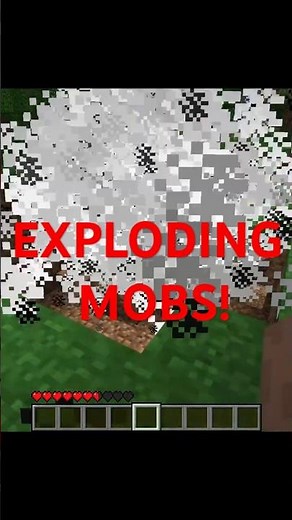 I made EVERY Mob EXPLODE in Minecraft!