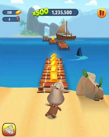 Talking Tom Gold Run Gingerbread Ben New Character Update Funny Race Android Gameplay #Shorts