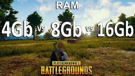 PUBG: 4GB vs 8GB vs 16GB RAM