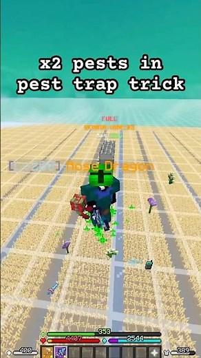 Get double pests Hypixel Skyblock farming trick