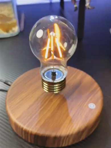 Floating LED Lamp — Wireless Magnetic Levitating Light! ✨ #shorts