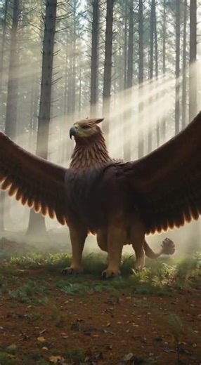 Explorer Comes Face‑to‑Face With a Griffin in the Jungle! #MythicalEncounter #JungleAdventure