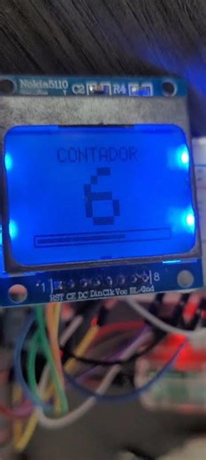 CH32V003 e Display NOKIA 5110 #ch32v003 #automation #arduino #microcontroller #lcd #display