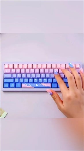 Star Moon Theme Key Cap Set! 🌌 #shorts