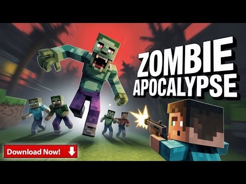 Best Zombie Apocalypse Addon For Mcpe 1.21+ 