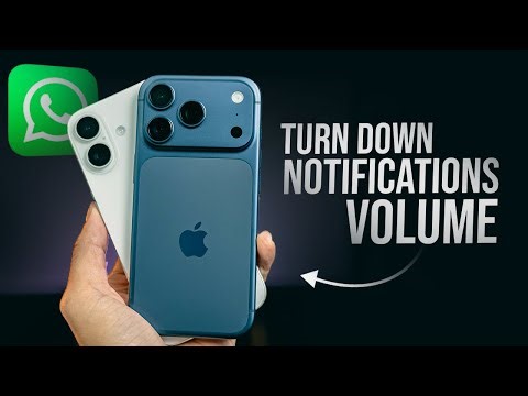 How to Turn Down WhatsApp Notification Volume on iPhone (tutorial)