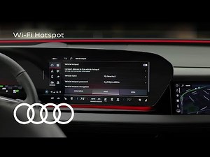 Audi Tech Tutorial: Q6 e-tron | Wi-Fi Hotspot