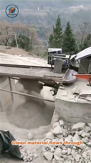 Powerful Stone Screening Line in Action