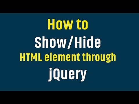 How to Hide / Show or toggle html image / Div through jquery