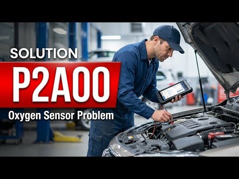 How To Fix P2A00 OBD II Error Code - Oxygen Sensor Circuit Range And Performance