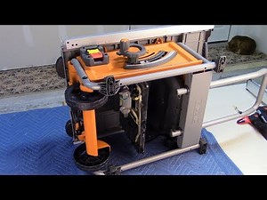 RIDGID Table Saw Blade Height Control Sticking