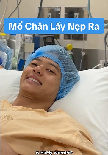 Replying to @_iammmmm Mổ chân lấy nẹp ra | ankle screw removal surgery | paralyzed ankle