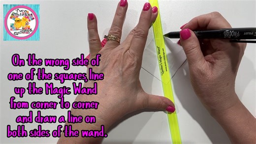 Let's make a pinwheel! | Two Chicks Quilting