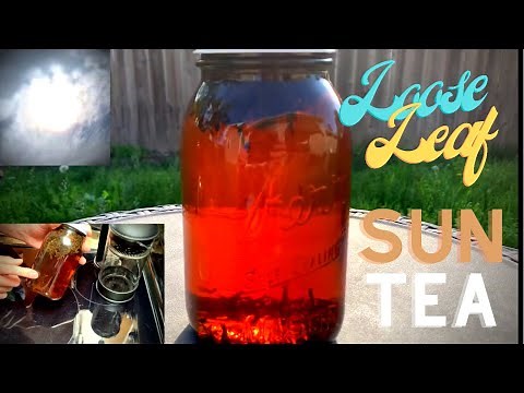 How I like to make Sun Tea.