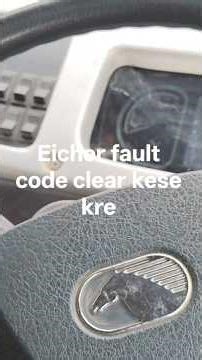 Eicher fault code clear kese kre. p0299