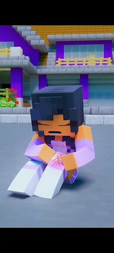 Aphmau vs. Disaster — She’s Hurt!🤭😱 #aphmau #minecraft #memes #animation