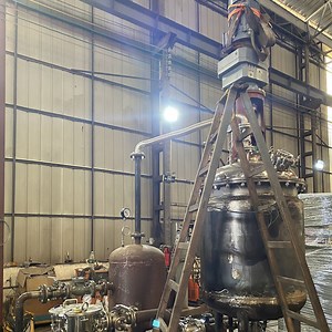 [Hot Item] Bluish Pure Acrylic Emulsion Production Line Solution Project Reactor with Condenser Stainless Steel Mixing Tank