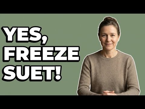 Can Homemade Suet Be Stored In The Freezer?