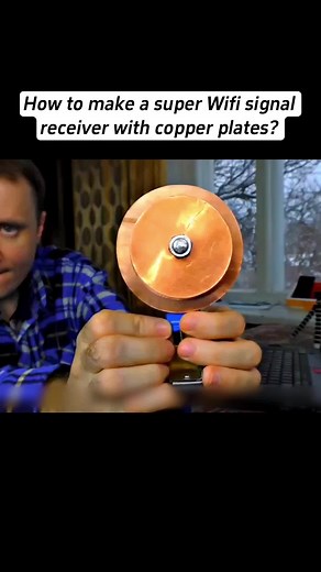 DIY Super Wifi Signal Receiver with Copper Plates