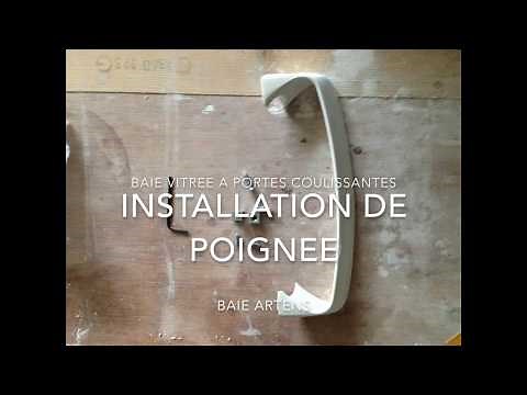 METTRE UNE POIGNEE A UNE BAIE VITREE