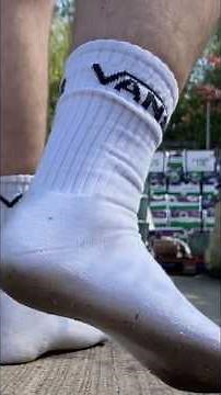 FILTHY white socks at DIY store! 🫢 #noshoes #barefoot #shopping #dirtysocks #lifestyle #socks