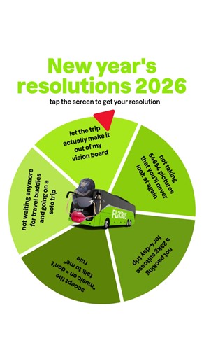 New Year Travel Resolutions with FlixBus