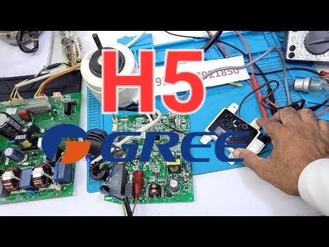 Gree Dc inverter ac H5 error outdoor pcb Dc inverter ac pcb best repairing channel Babar Electronics
