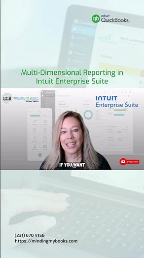 Multi-Dimensional Reporting in Intuit Enterprise Suite