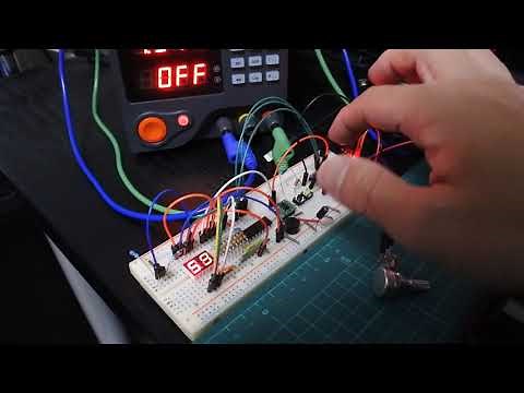 58曲メロディICをArduinoで制御する（2桁7セグメントLEDで曲数表示対応）