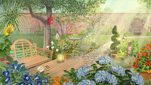 The Jacquie Lawson Summer Garden