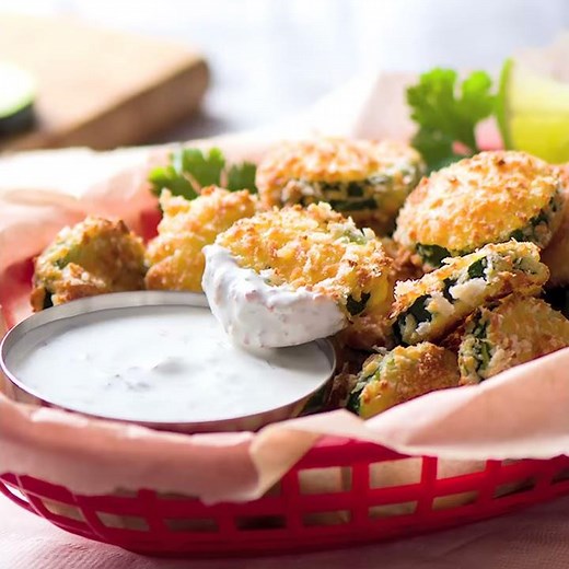Oven Baked Zucchini Crisps