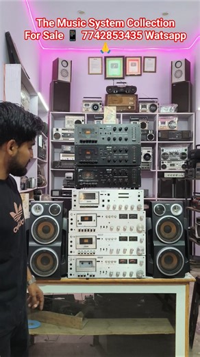 Ahuja Stereo Cassette Recording Deck Amplifier Music System 😱 #4040s #4040sm #ahuja #music
