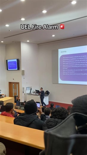 Final Year Dissertation and Fire Alarm Experience at UEL