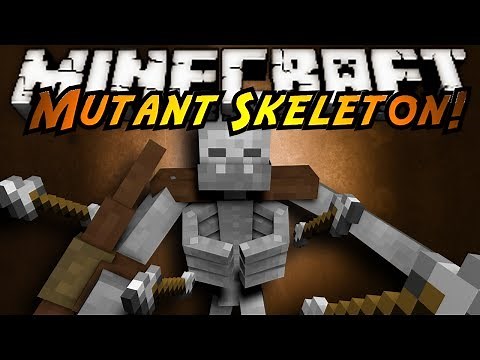 Minecraft Mod Showcase : MUTANT SKELETONS!