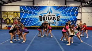 Level three choreography, here we come! Our amazing cheerleaders tackled these baskets like pros, starting from scratch tonight! So proud of their dedication and progress. The excitement is real! 🌟 | Oklahoma Outlaws Cheer Tumbling & Birthday Parties