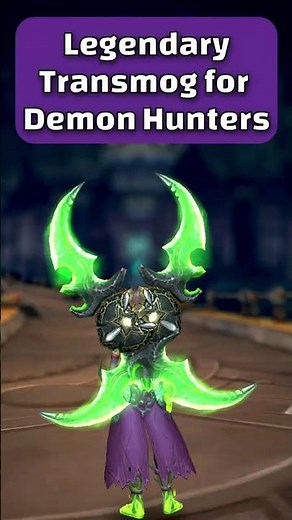 Get the MOST ICONIC Legendary Transmog for Demon Hunters (Only)