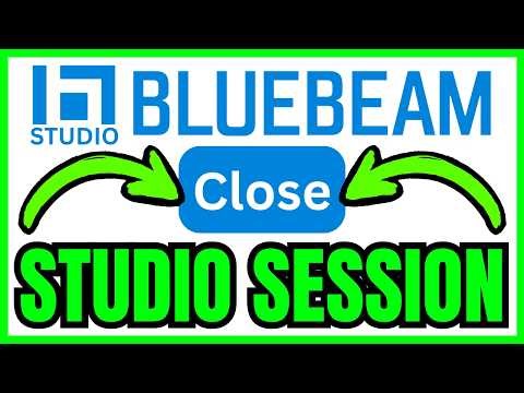 How To CLOSE Bluebeam Studio Session (QUICK & EASY) 2026