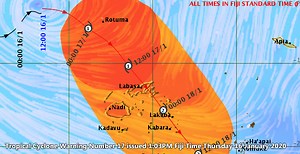 Tropical Cyclone alert remains in force for the Fiji Group