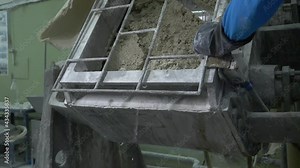 Different stages of manufacturing an industrial catalyst