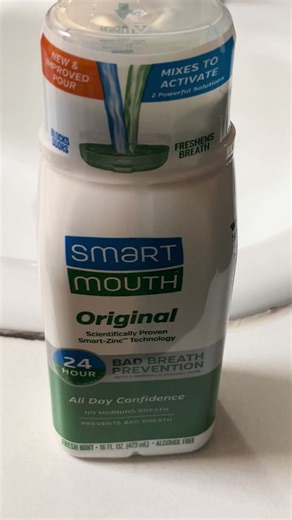 Best mouthwash smart mouth and get fresh mouth all day @SmartMouth #tiktokshop #tiktokmademebuyit #mouthwashing #freshbreath