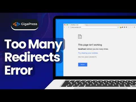 How to Fix Error Too Many Redirects Issue in WordPress