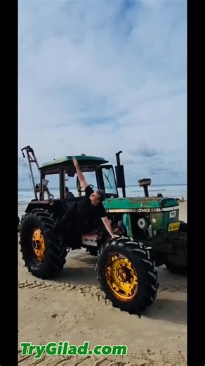 Gilad Janklowicz | There’s always a piece of equipment laying around out there waiting to be put to good use! | Instagram