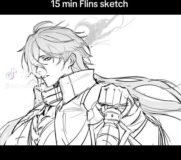 Flins Speedpaint: Genshin Impact 15-Minute Sketch
