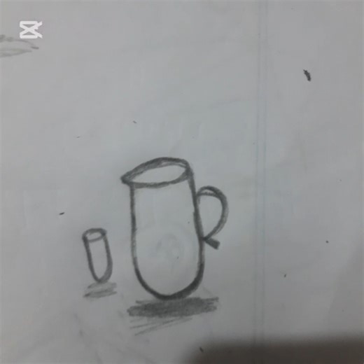 how to draw a jug glass...#easydrawing #simpledrawing #drawing