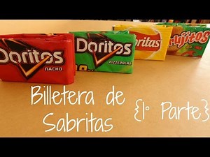 🌟 How to Make a WALLET with SABRITAS bags {1st Part} // Faces