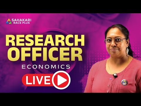RESEARCH OFFICER ECONOMICS | Kerala PSC | Sahakari Race Plus